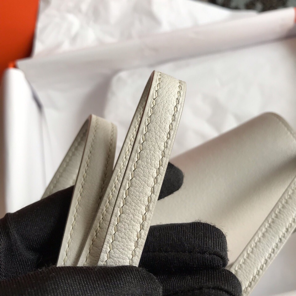 에르메스 룰리스18 나타 화이트 금장 에버컬러